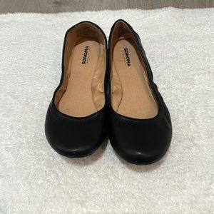 Sonoma Black flats women’s size 9.5 NWOT